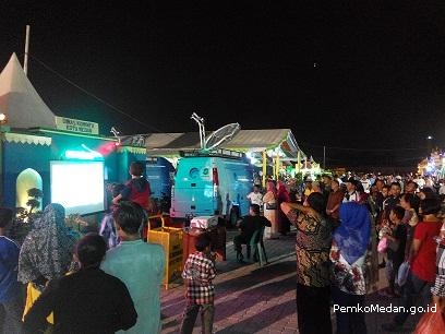 Stand Dinas Kominfo Kota Medan Diminati Pengunjung MTQ